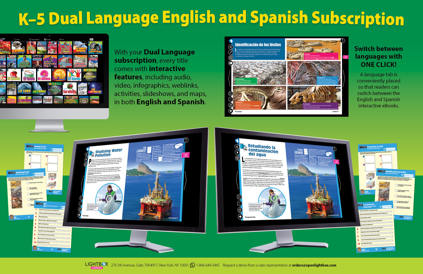 Lightbox Dual Languages